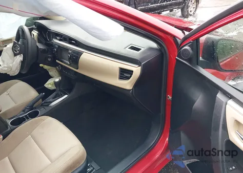 2016 Toyota Corolla Le из США, поврежденный, VIN 5YFBURHE4GP427067